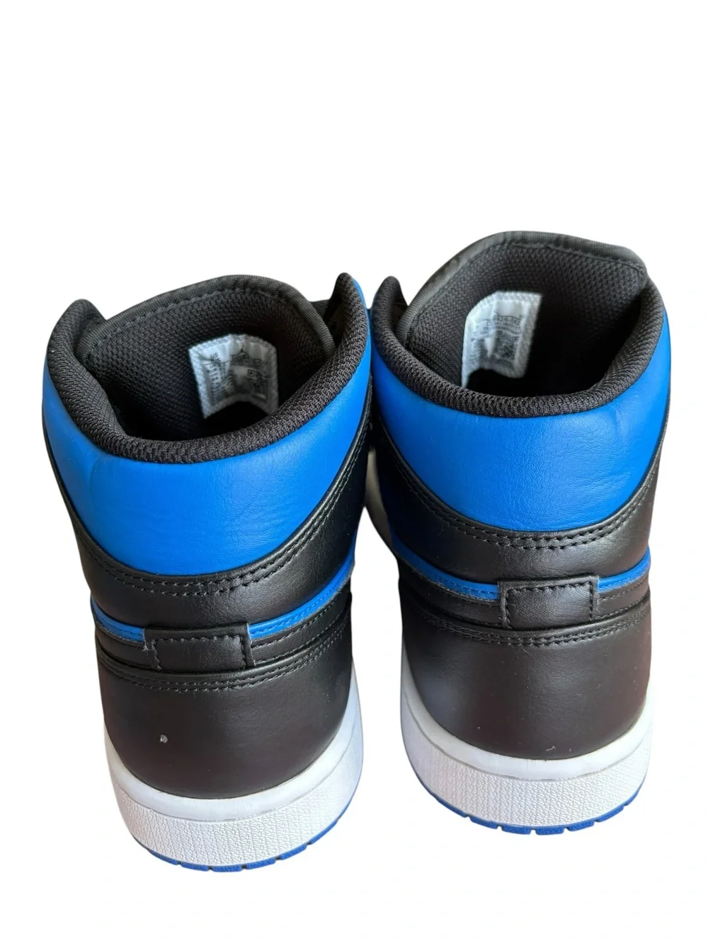 Jordan Air Jordan 1 Mid Black Blue White Sneaker Athletic size 9.5